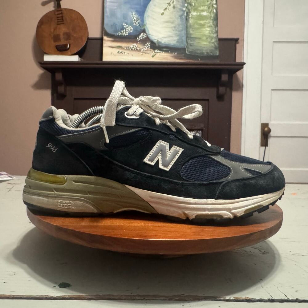 New Balance 993 'Made in USA' Mens Size 11 Navy Sneaker Shoes